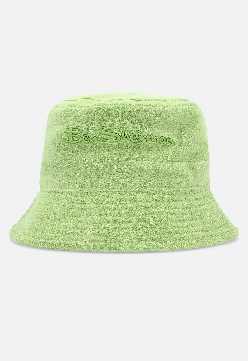 Ben Sherman - Target Towelling Bucket Hat - Piquant Green