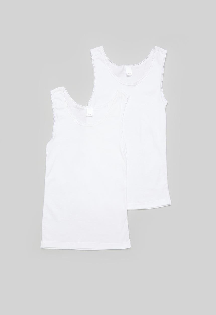Pop Candy - 2 Pack vest - white