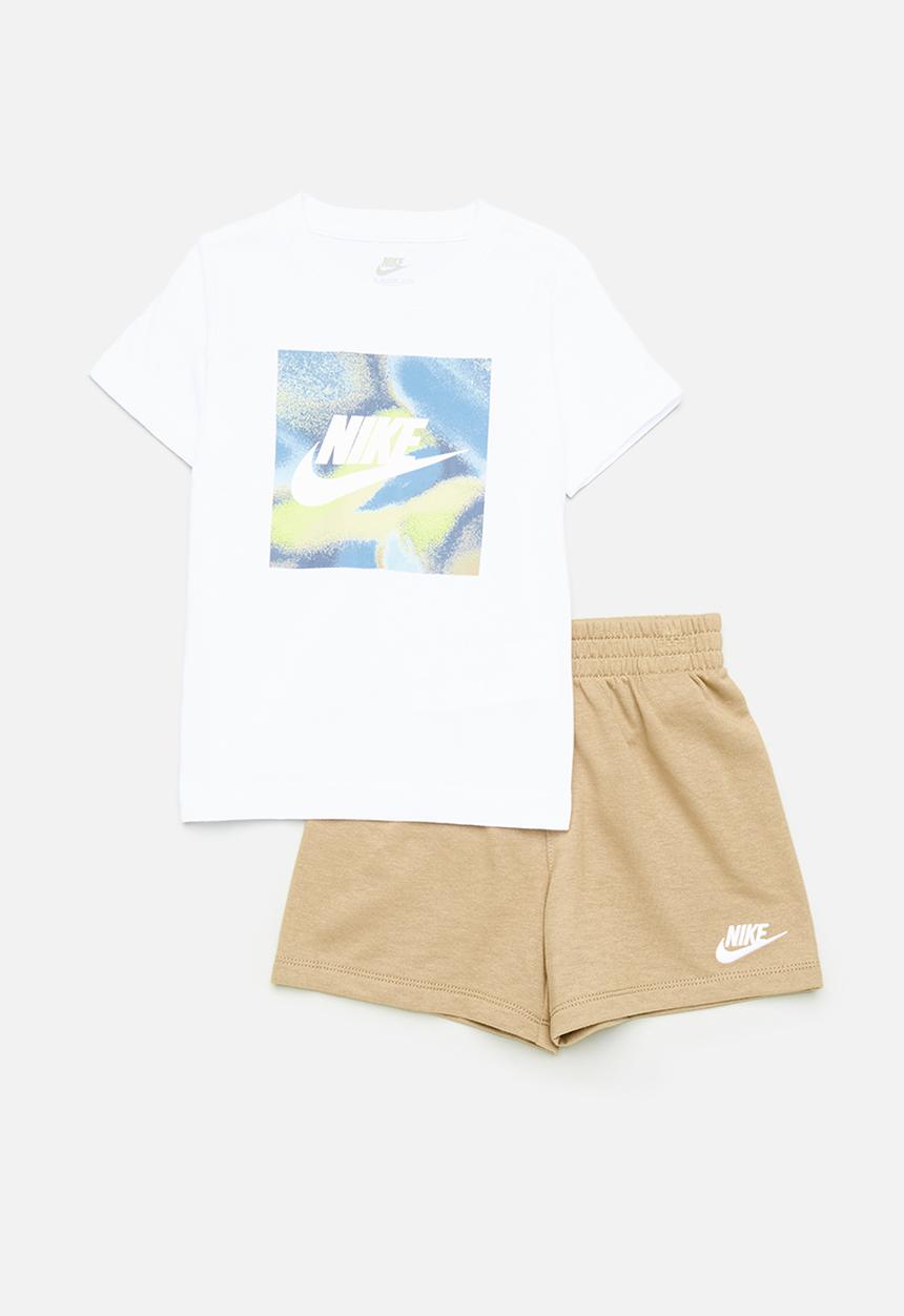 Nike - Nike knit short set - parachute beige