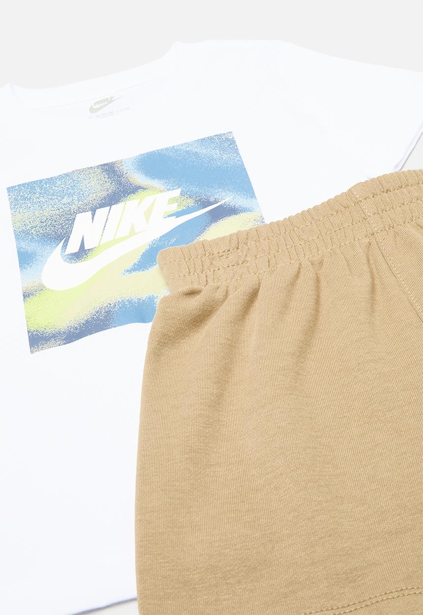 Nike - Nike knit short set - parachute beige