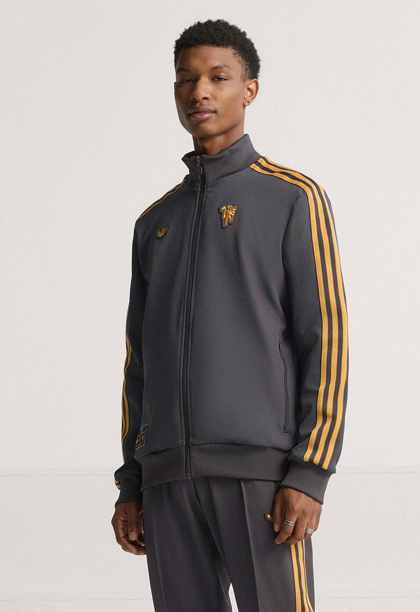 adidas Originals - Manchester United Terrace Icons Track Top - Black - Adidas