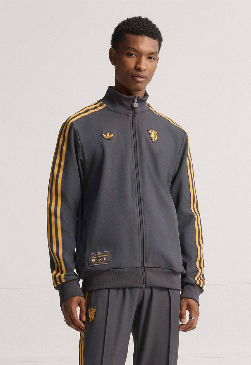 adidas Originals - Manchester United Terrace Icons Track Top - Black - Adidas