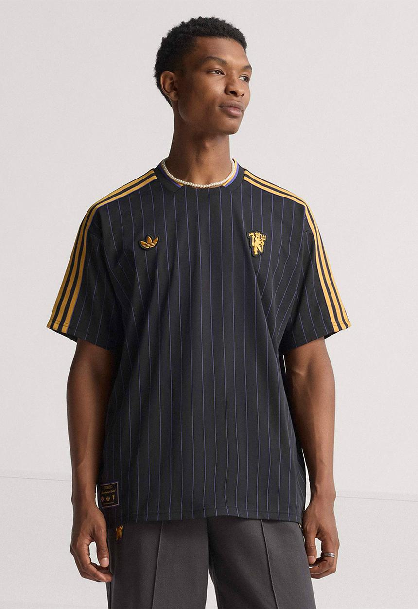 adidas Originals - Manchester United Terrace Icons Jersey - Black