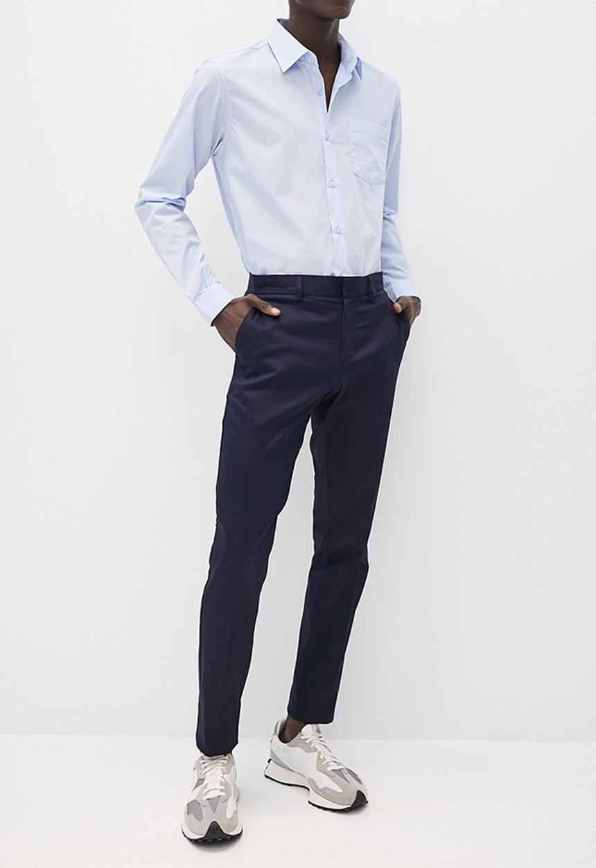 Superbalist - Easy care regular fit shirt - sky