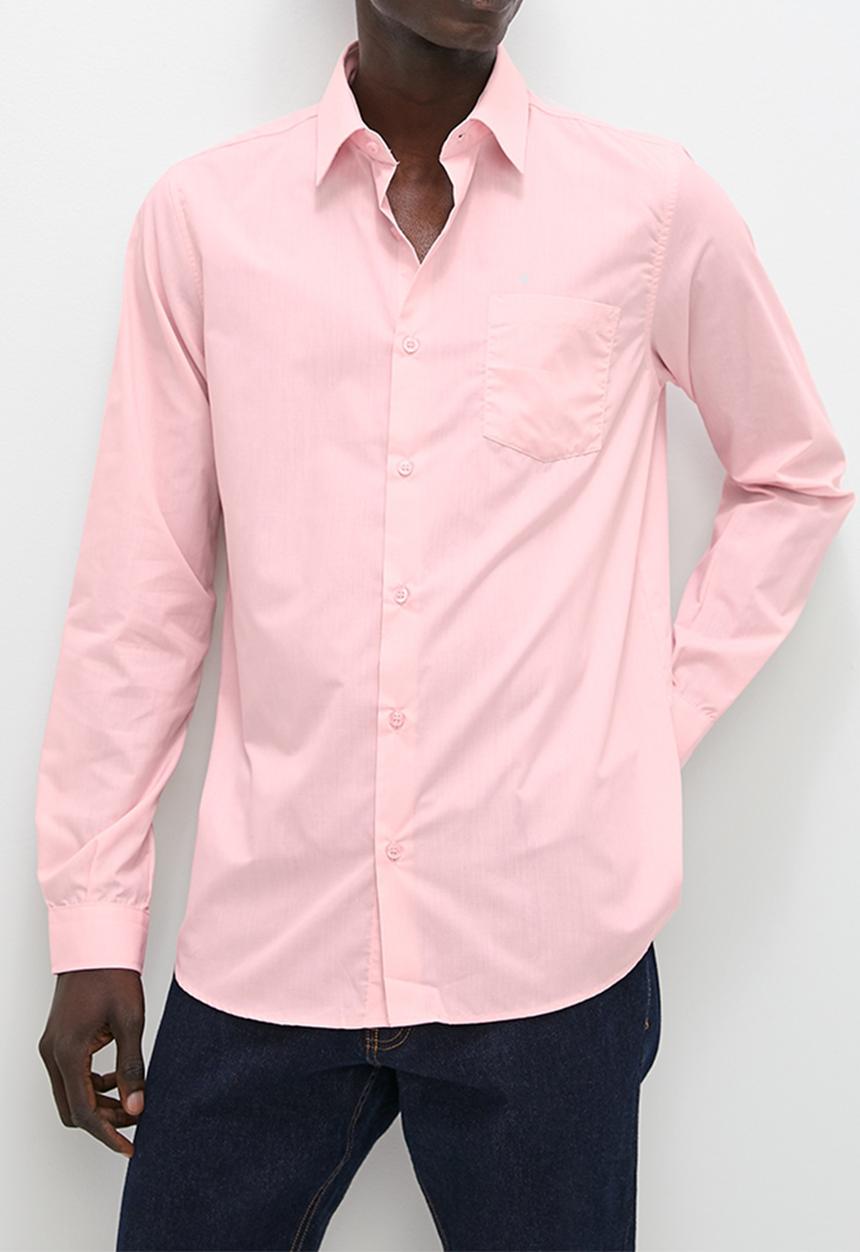 Superbalist - Easy care regular fit shirt - quartz