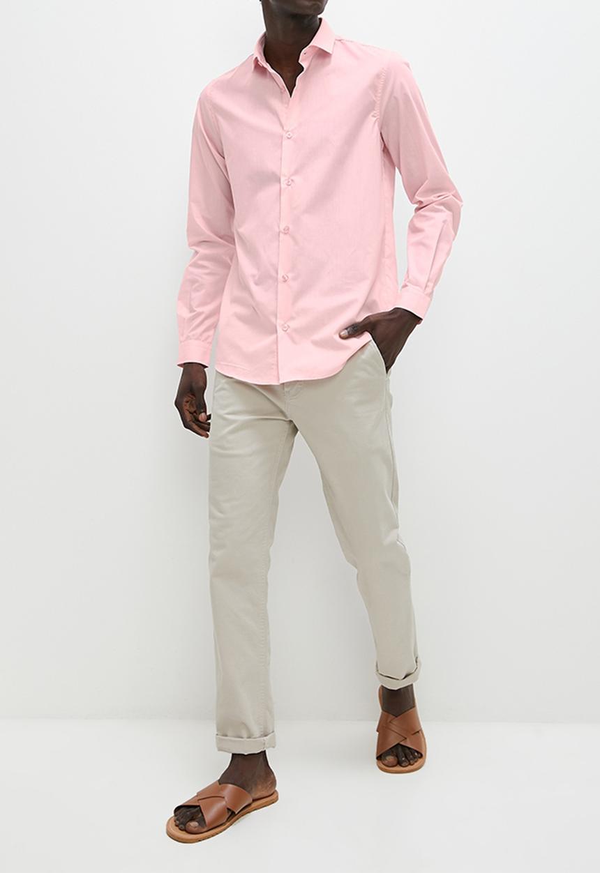 Superbalist - Easy care slim fit shirt - quartz