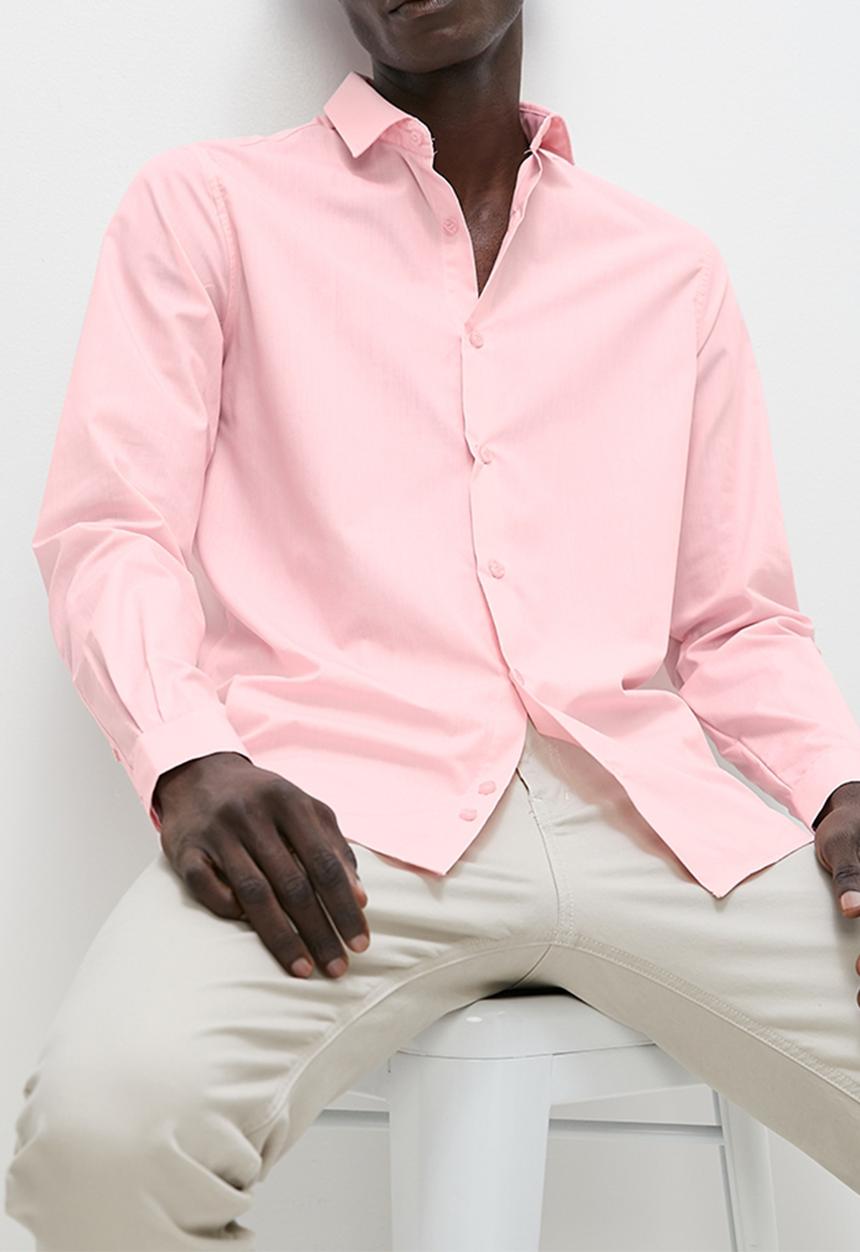 Superbalist - Easy care slim fit shirt - quartz