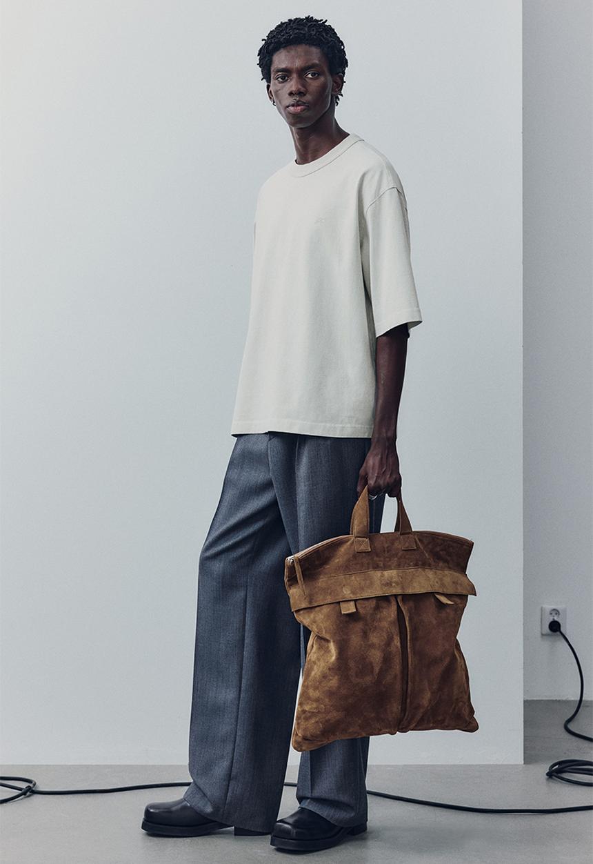 H&M - H&M Atelier: Boxy-style cotton T-shirt - cream