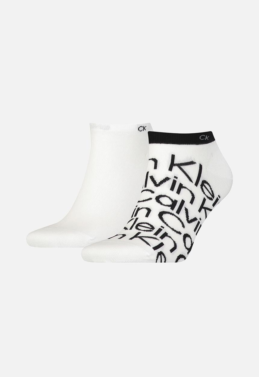 Calvin Klein - Ck Men Sneaker 2P All Over Print - White