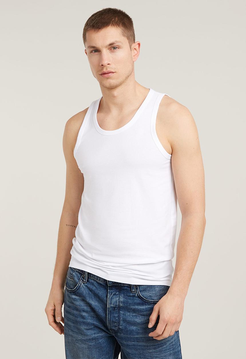 G-STAR - Base tank top 2-pack - white