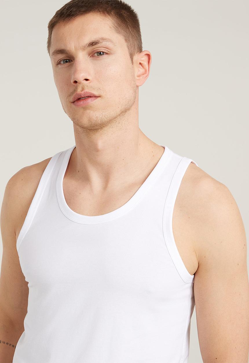 G-STAR - Base tank top 2-pack - white