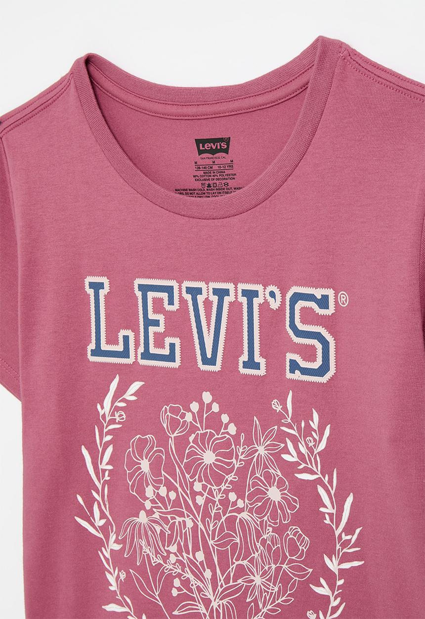 Levi’s® - Lvg collegiate short sleeve tee - rose wine