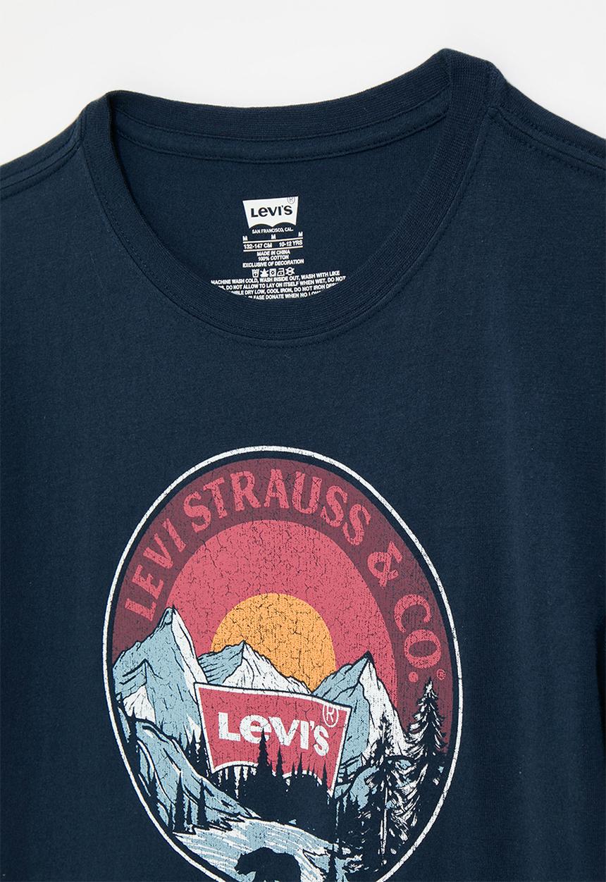 Levi’s® - Lvb sunrise over the ridge tee - dress blues