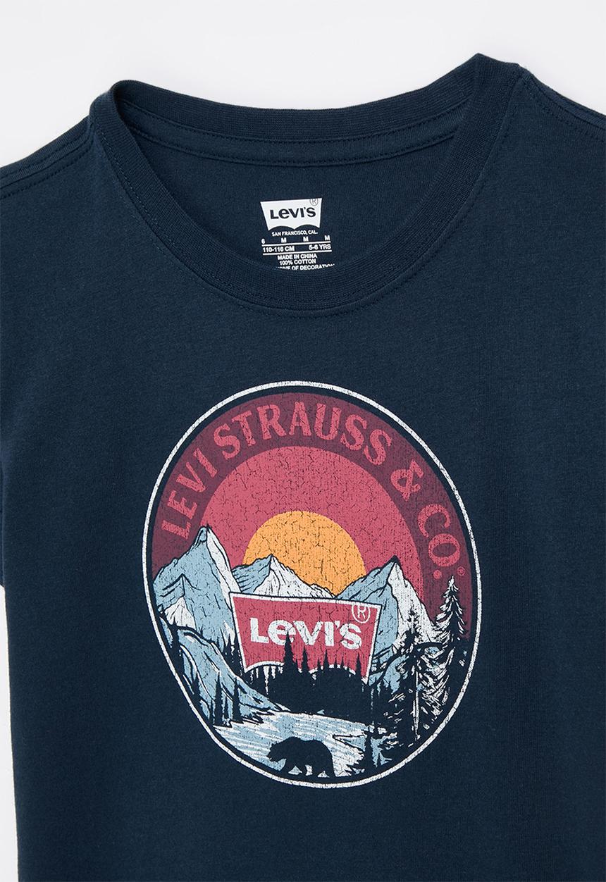 Levi’s® - Lvb sunrise over the ridge tee - dress blues