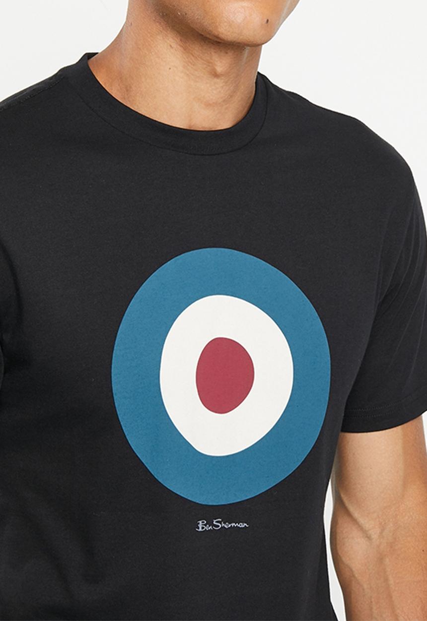 Ben Sherman - BIG TARGET TEE - BLACK