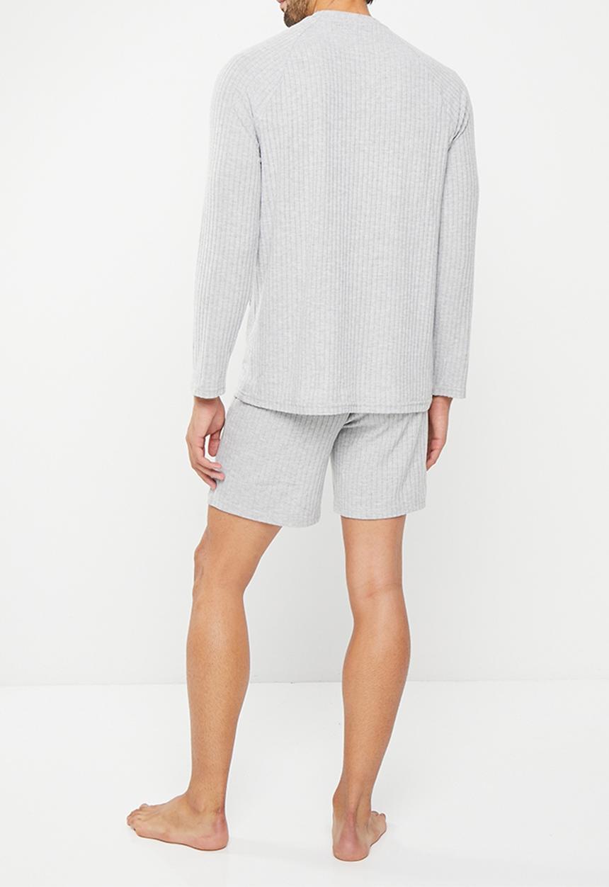 Brave Soul - Nolan loungewear - grey marl