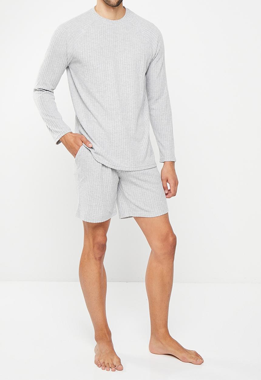 Brave Soul - Nolan loungewear - grey marl