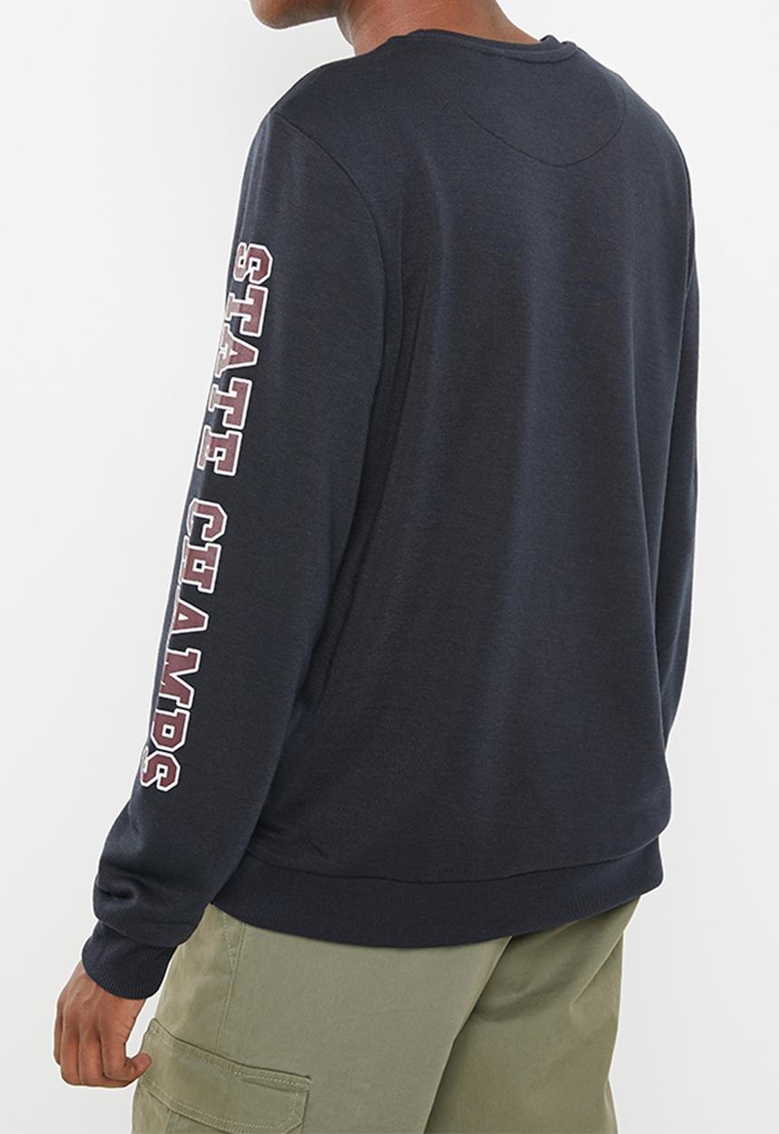 Brave Soul - 516rochester sweatshirt - dark navy