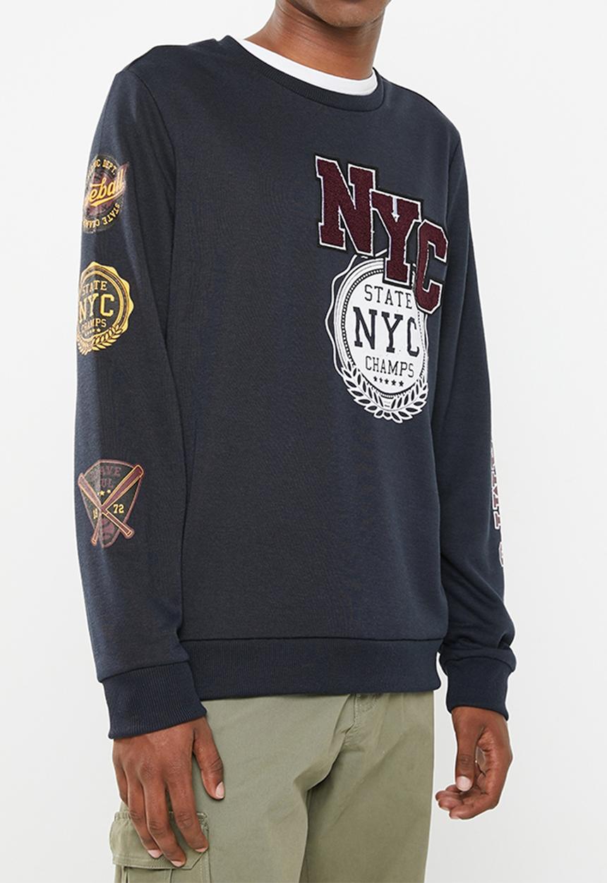 Brave Soul - 516rochester sweatshirt - dark navy