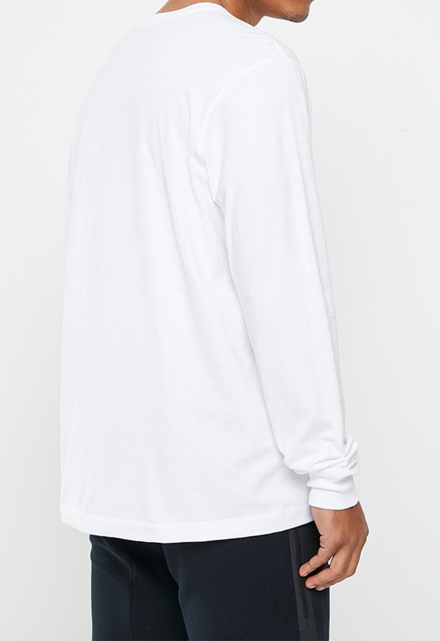 Nike - Nsw clb tee long sleeve - white 