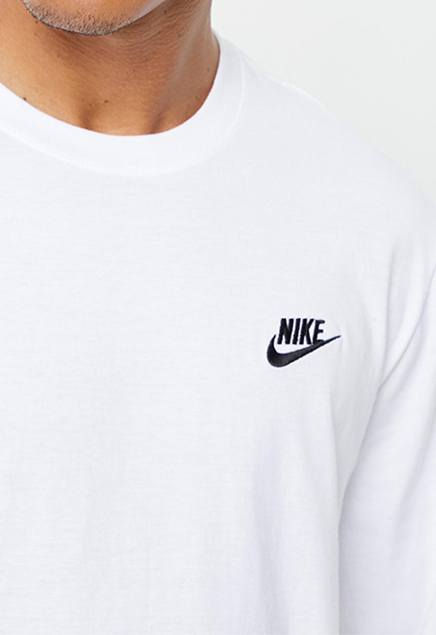 Nike - Nsw clb tee long sleeve - white 