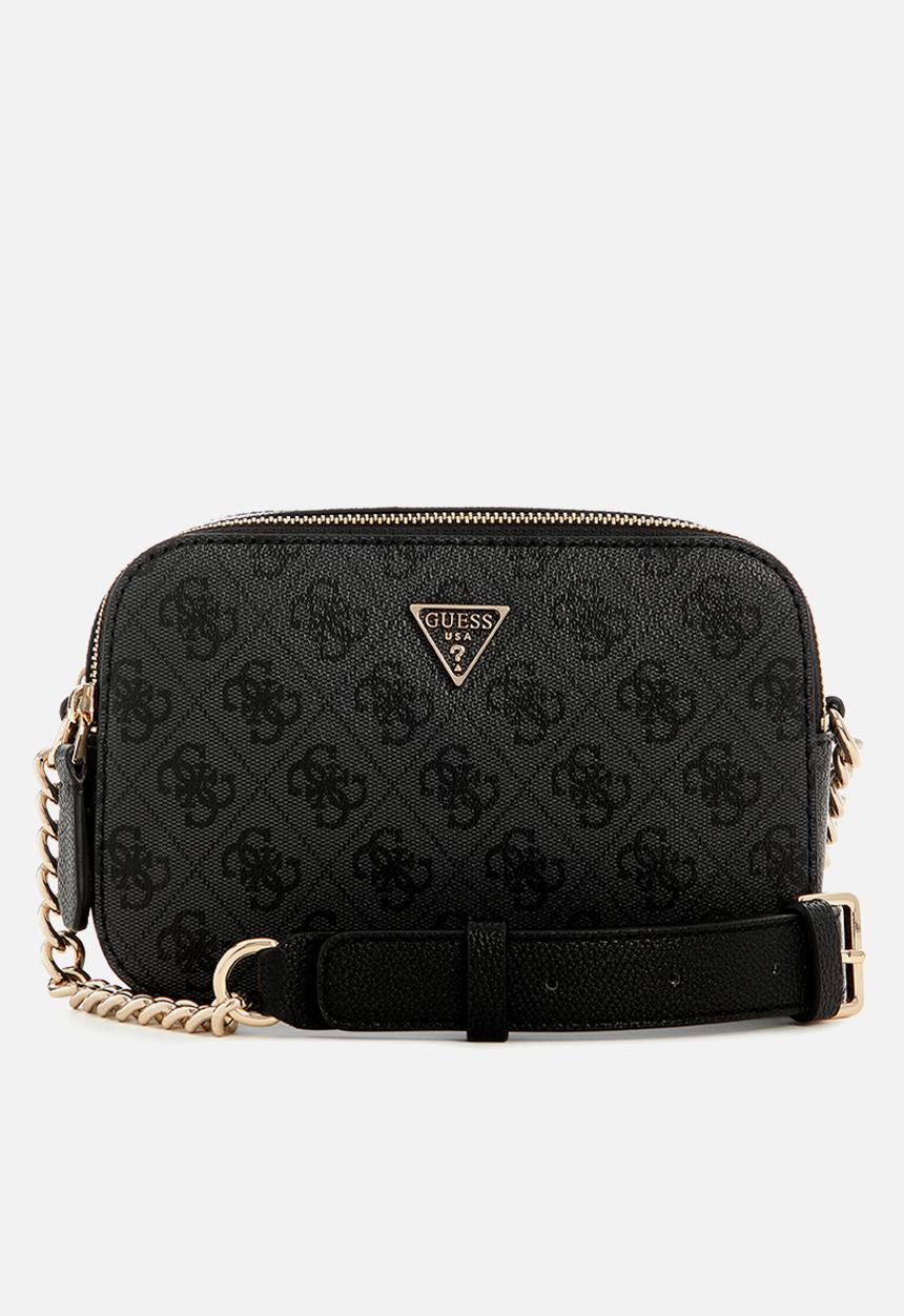 GUESS - Noelle camera crossbody - coal logo