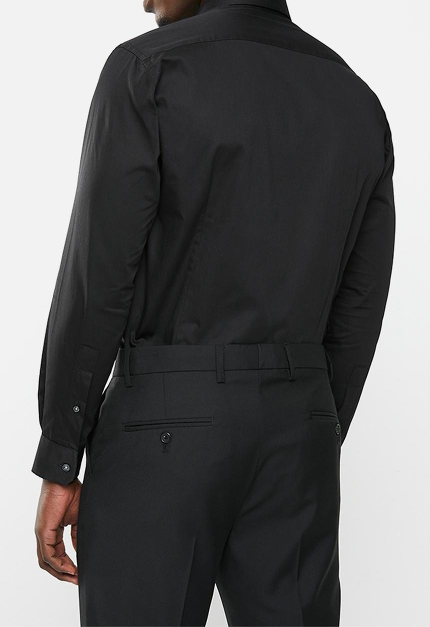 Ben Sherman - ESSENTIAL BEN SHERMAN SHIRT L/S - BLACK