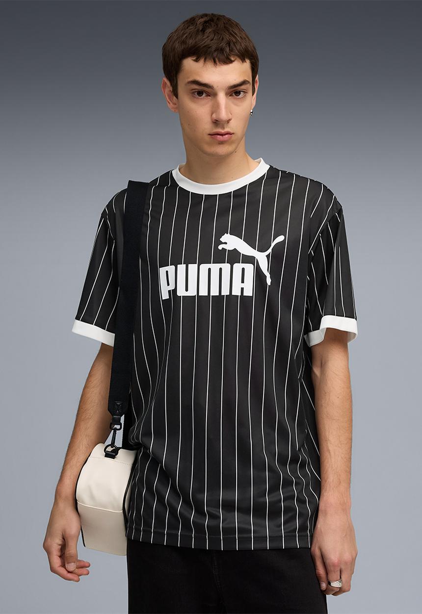 PUMA - Ess striped jersey - puma black