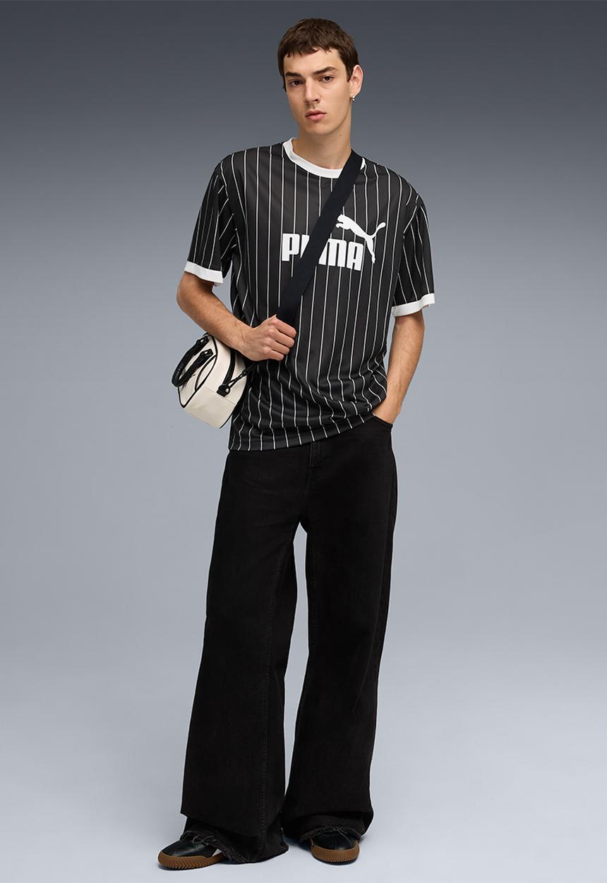 PUMA - Ess striped jersey - puma black