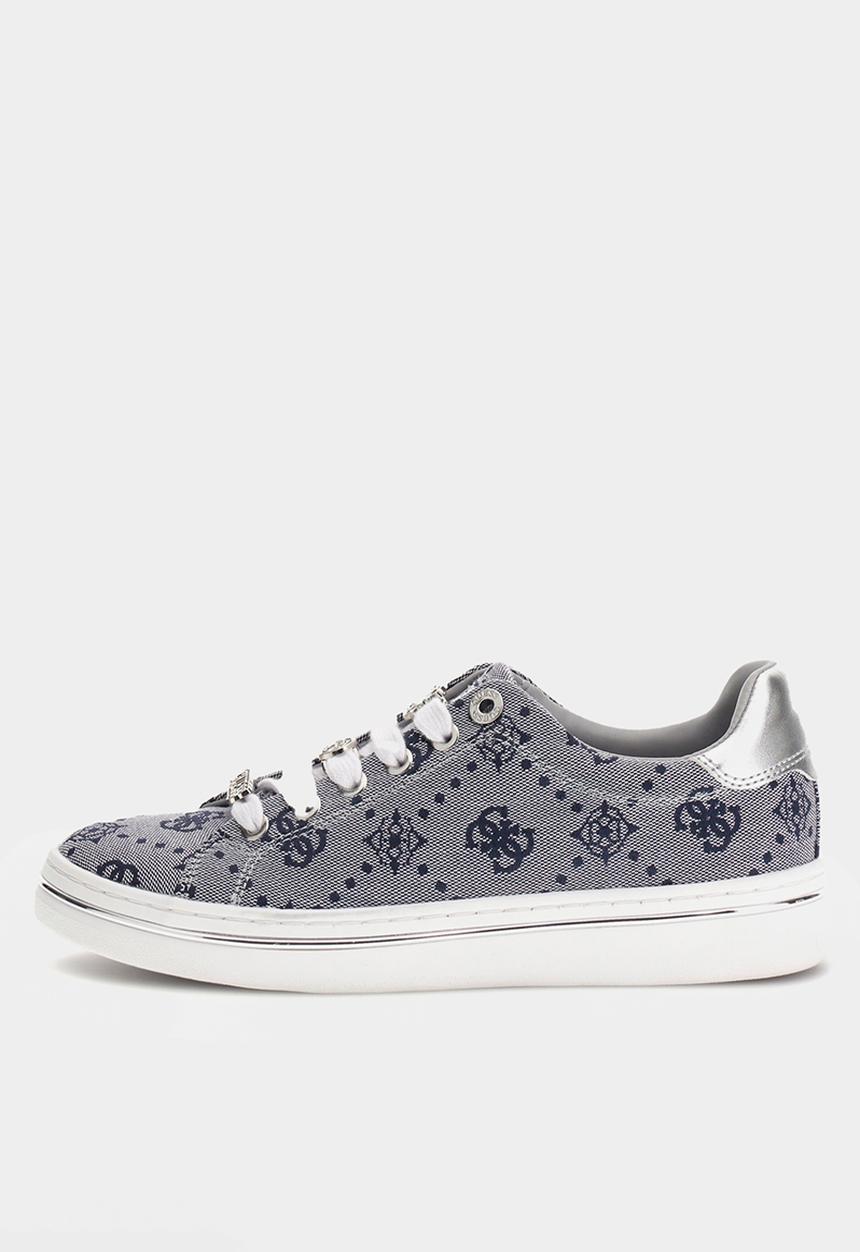 GUESS - Jacquard sneaker - blue