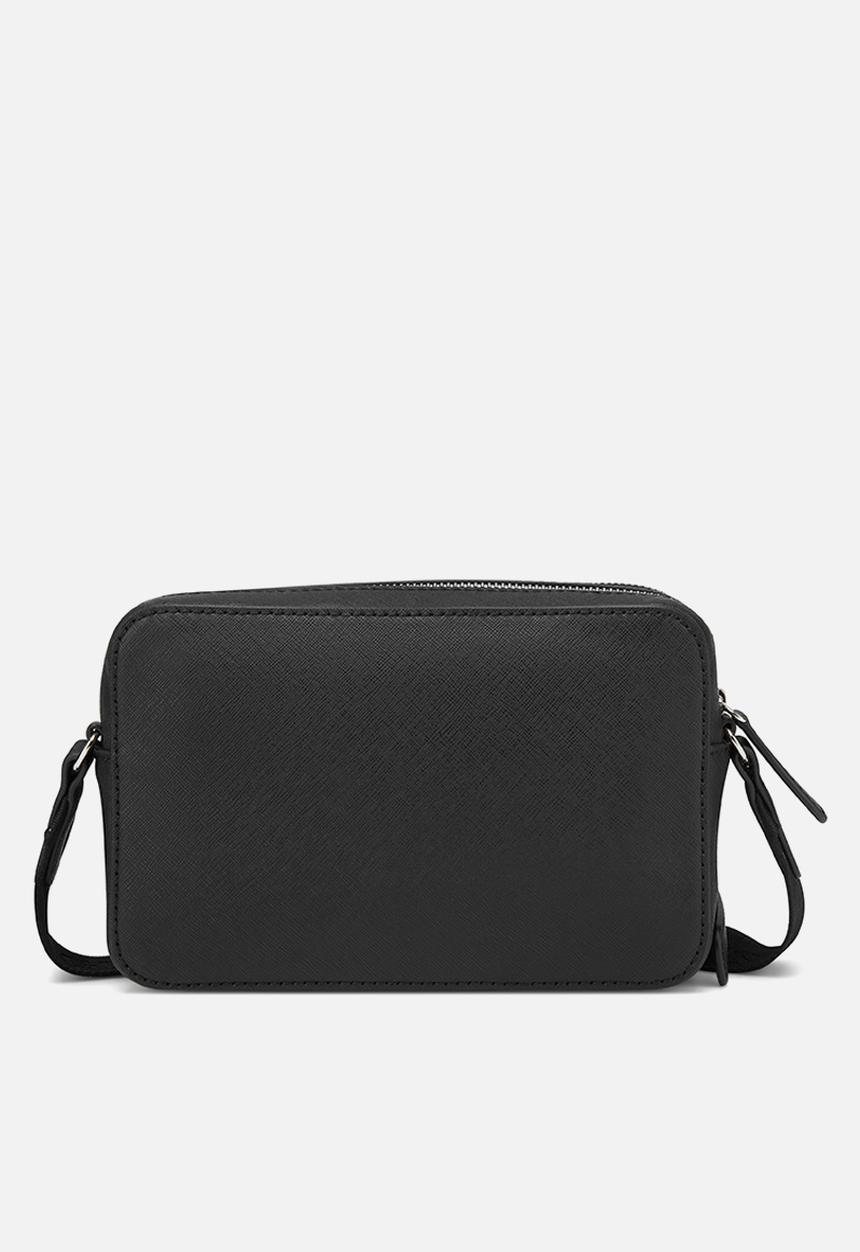 GUESS - Viviette mini dbl zip crossbody - black