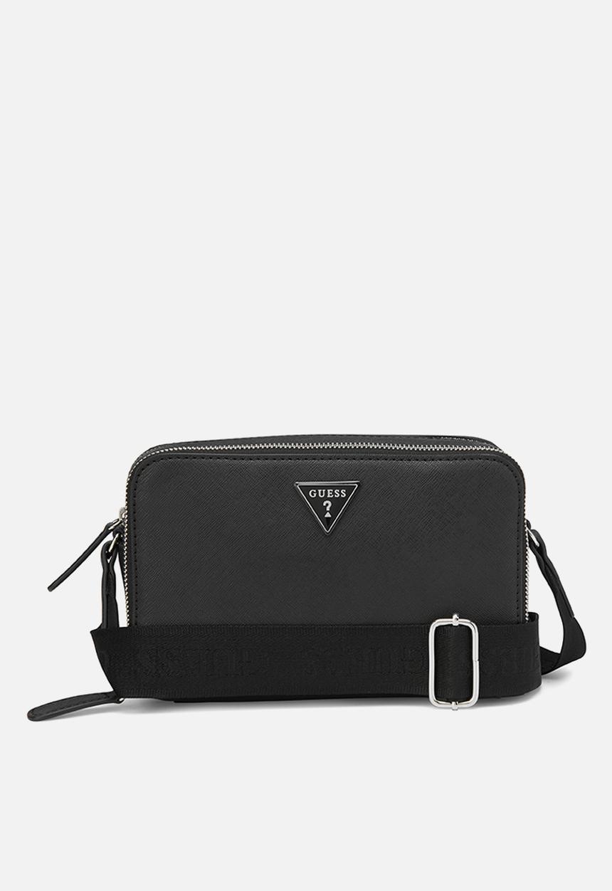 GUESS - Viviette mini dbl zip crossbody - black