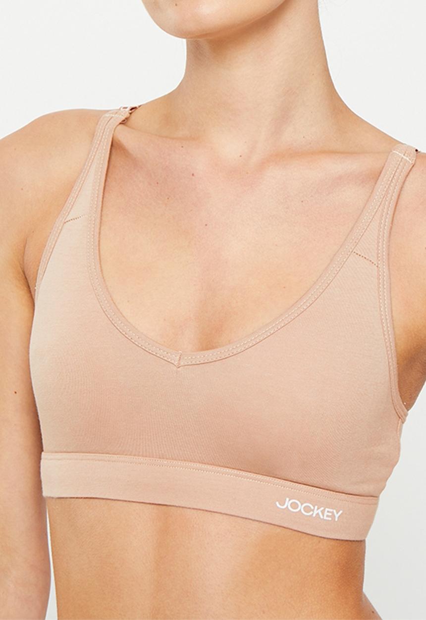 Jockey - Pure & simple bra top - dark beige