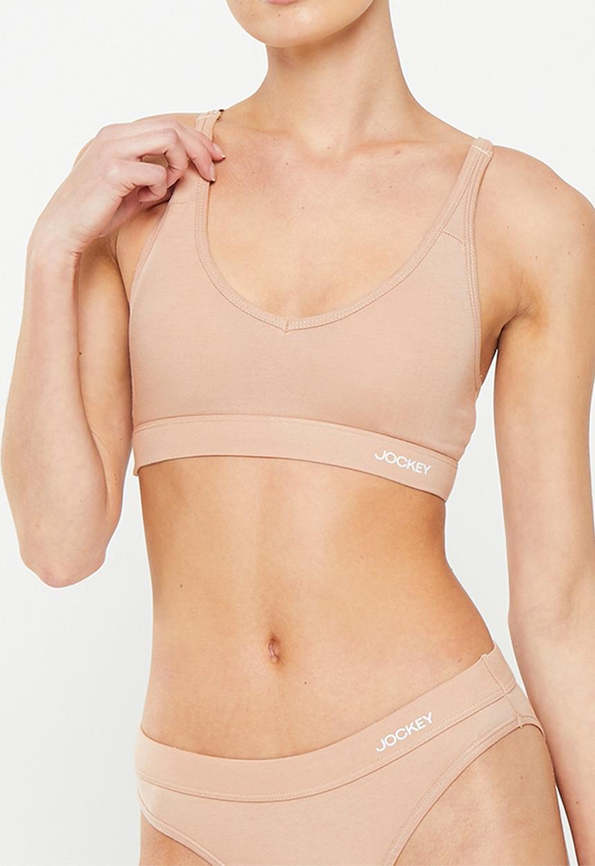 Jockey - Pure & simple bra top - dark beige