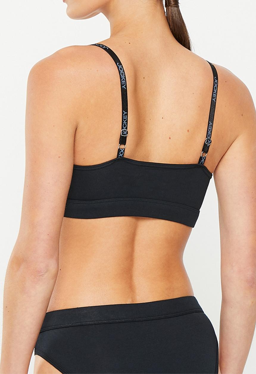 Jockey - Pure & simple bra top - black