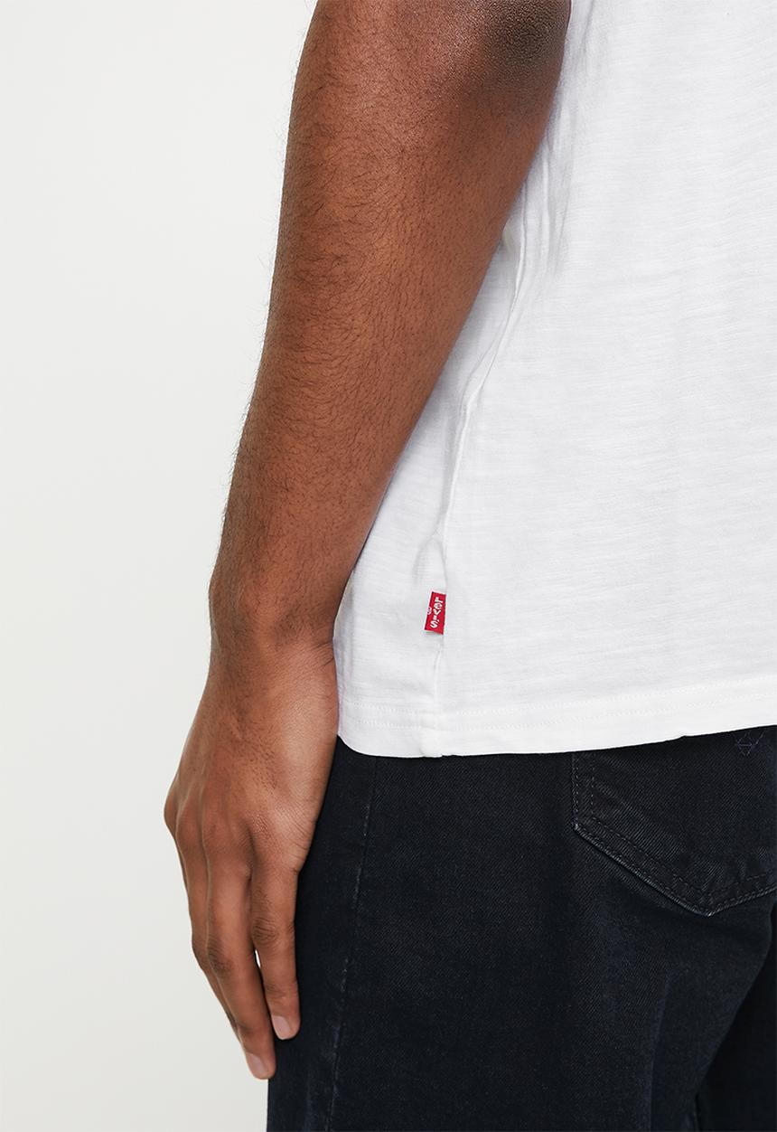 Ss Relaxed Fit Tee - Rope Serif Logo White Plus Graphic