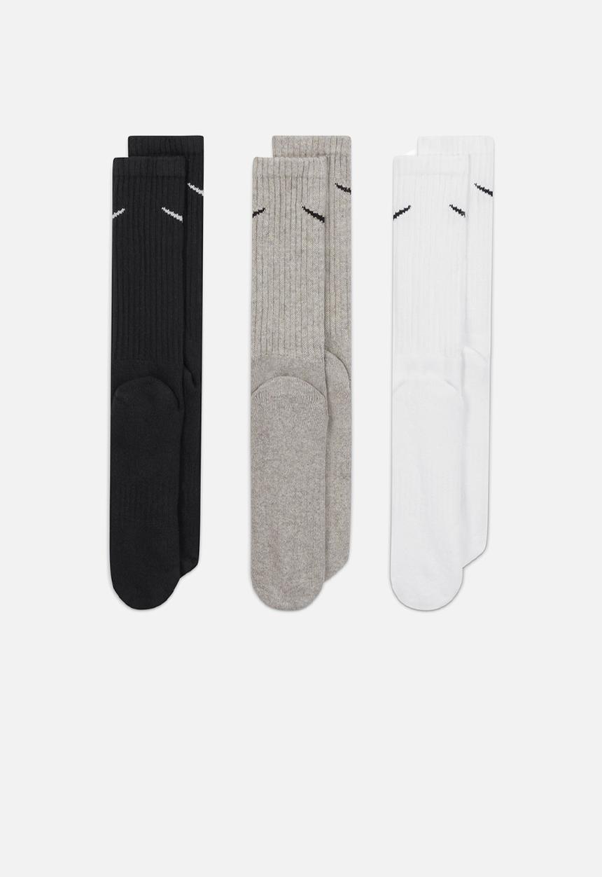 Nike - Cushioned Training Crew Socks (3 Pairs) - Multi