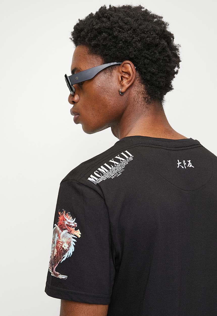 Brave Soul - T-Shirts - Jet Black