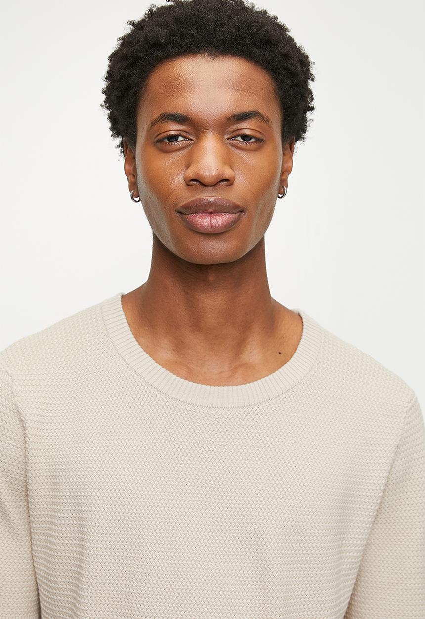 Brave Soul - Knitwear T-Shirt - Stone