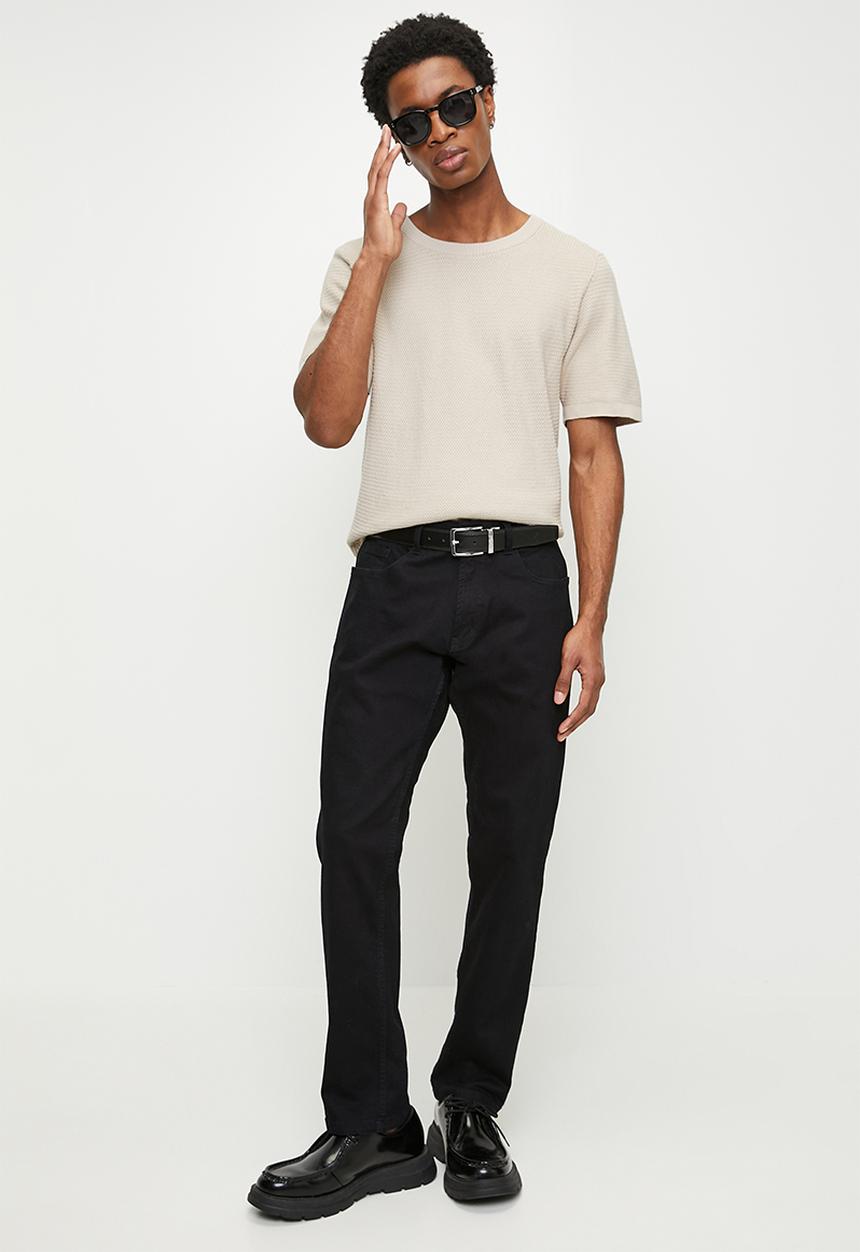 Brave Soul - Knitwear T-Shirt - Stone