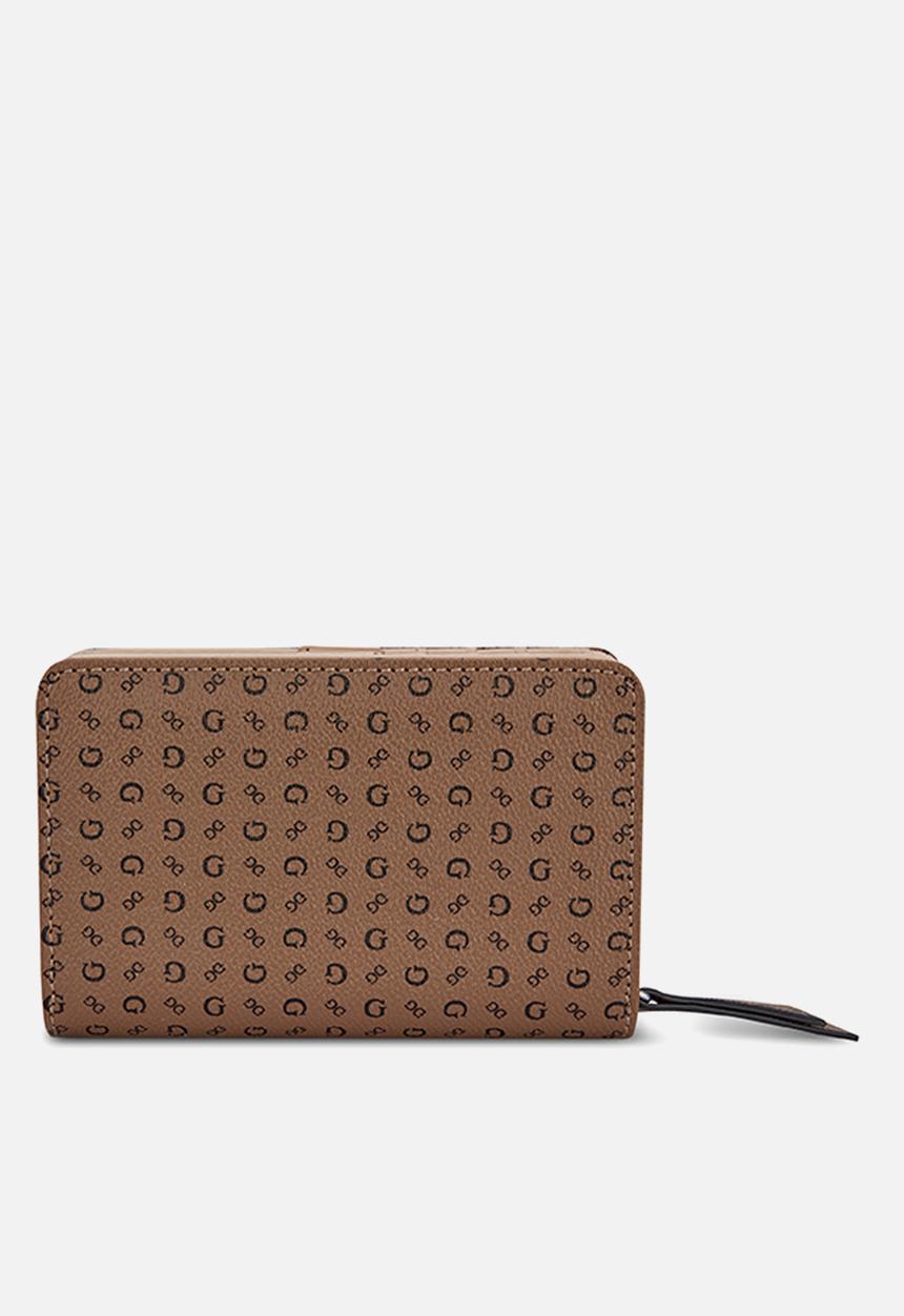 GUESS - Abbas slg french wallet - brown