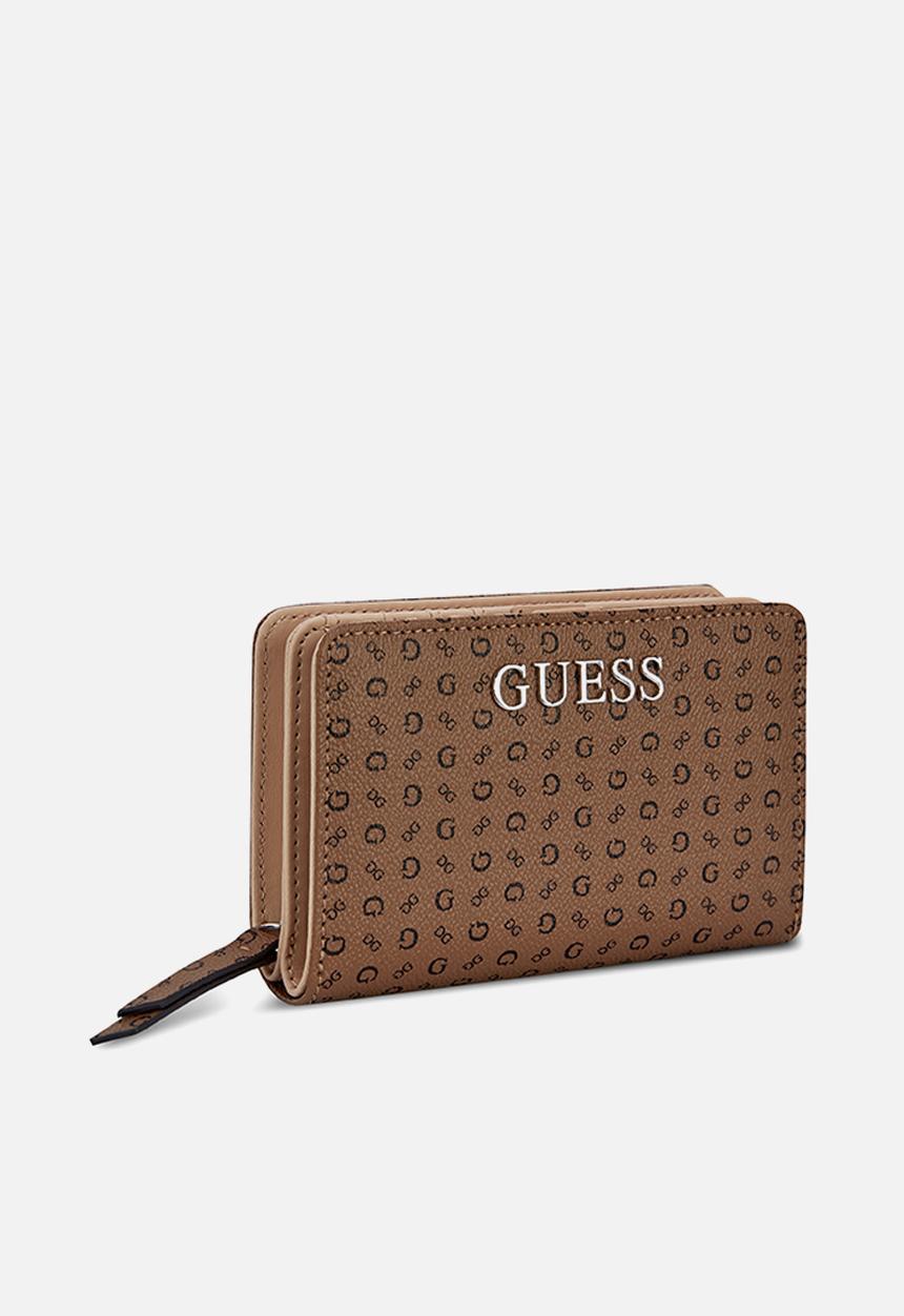 GUESS - Abbas slg french wallet - brown