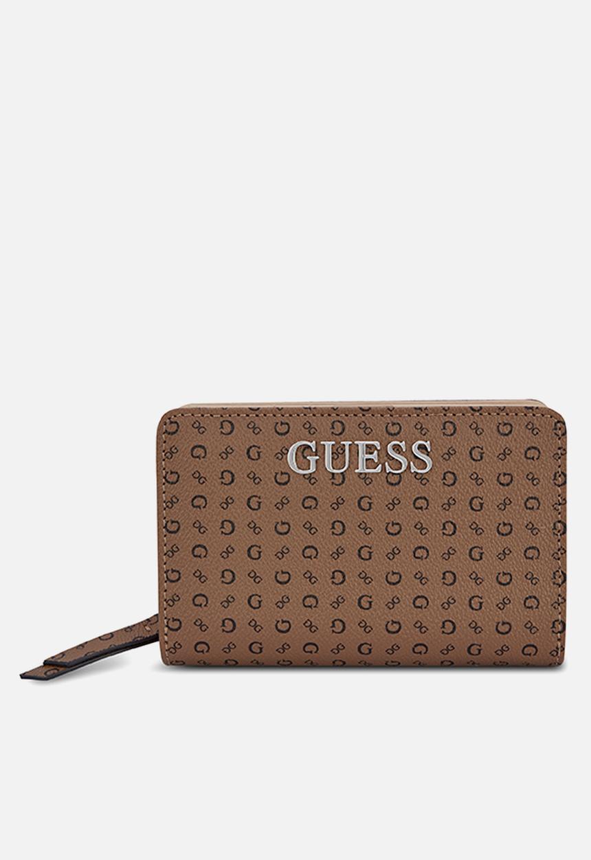 GUESS - Abbas slg french wallet - brown