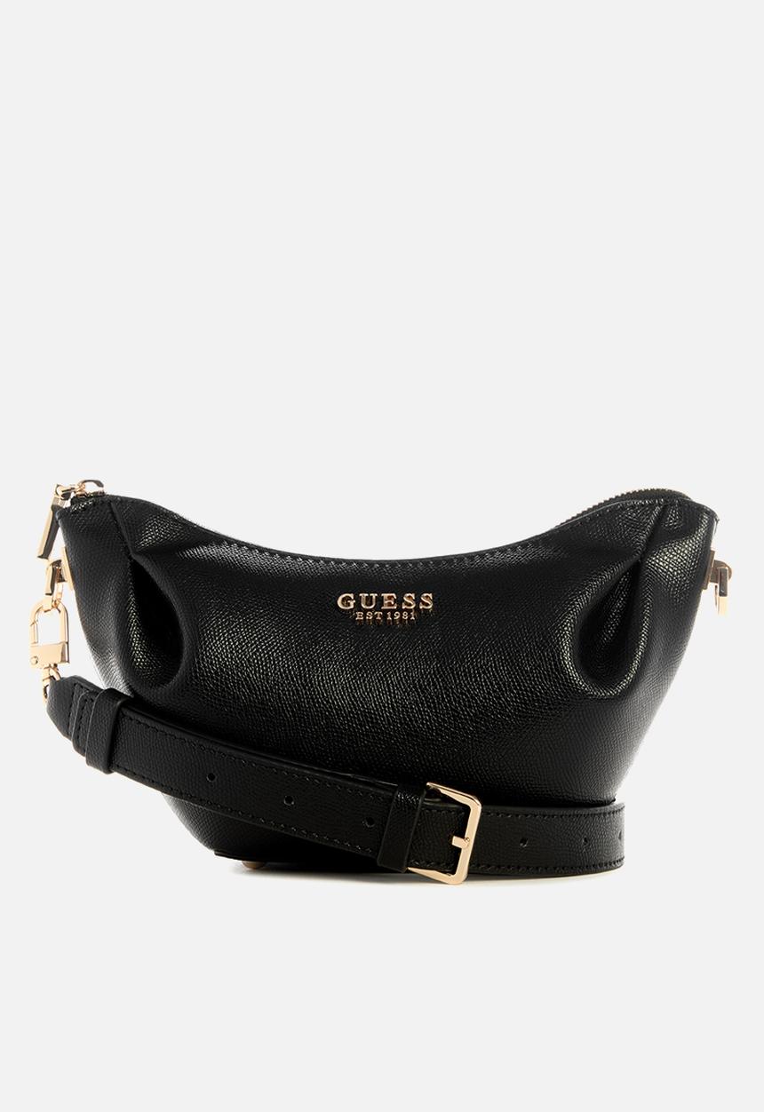 GUESS - Amorette top zip shoulder bag - black
