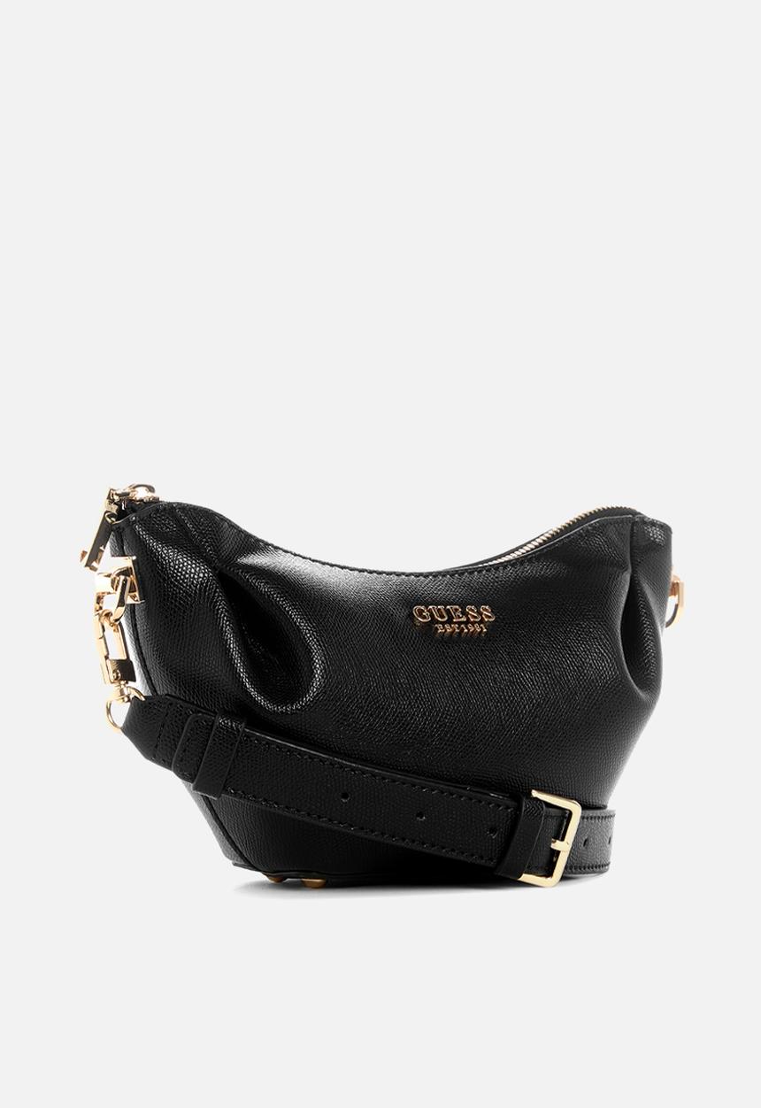 GUESS - Amorette top zip shoulder bag - black