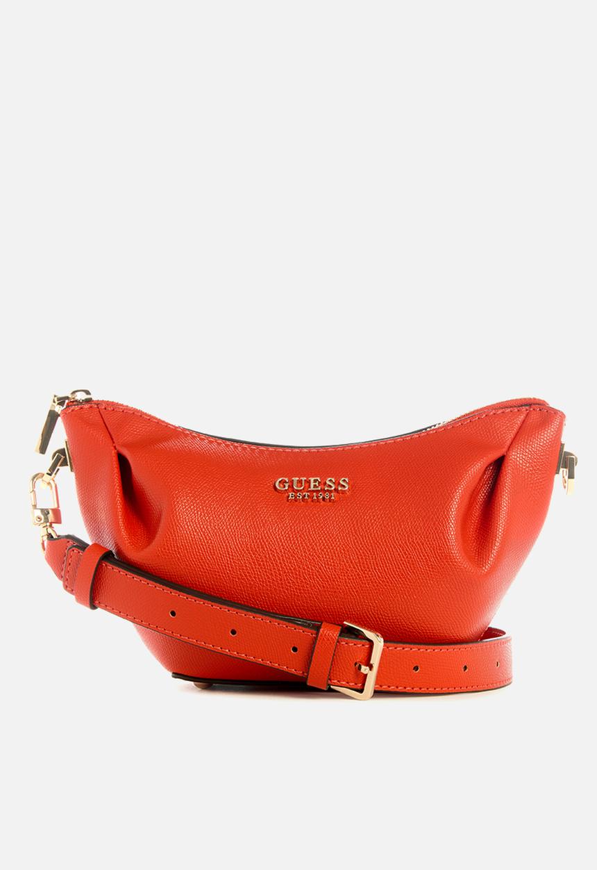GUESS - Amorette top zip shoulder bag - red
