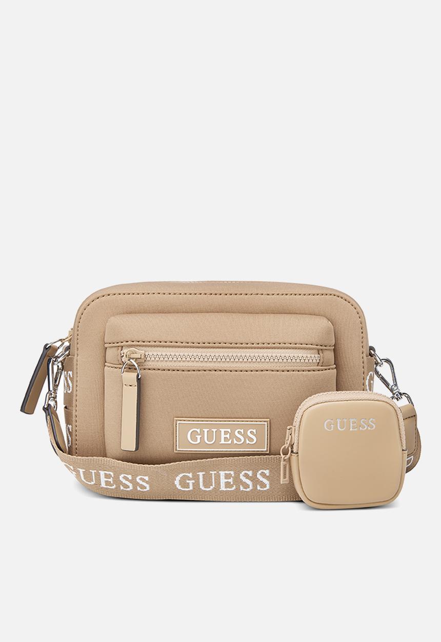 GUESS - Garnon camera crossbody - beige