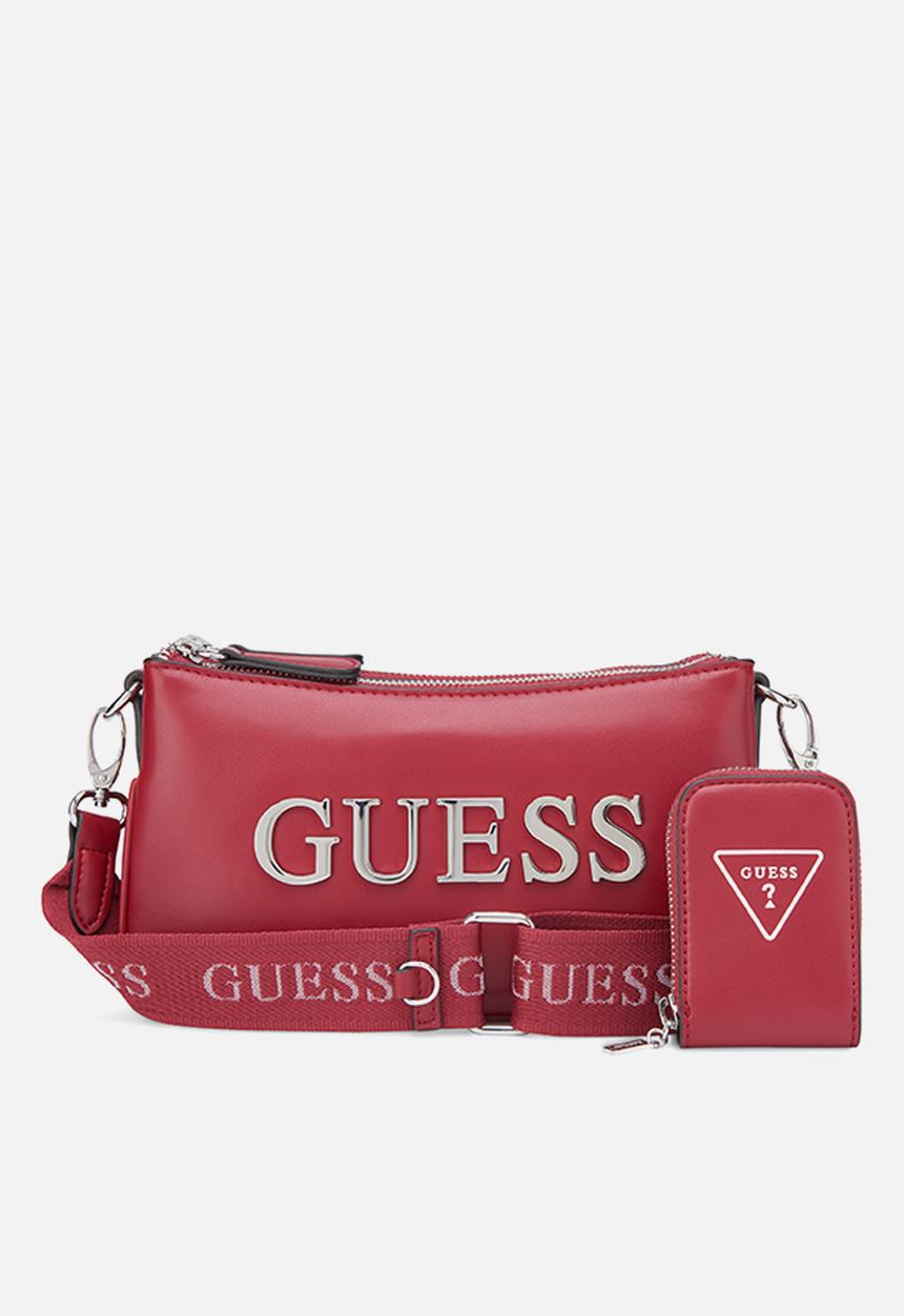 GUESS - Tyrah mini crossbody top zip - red