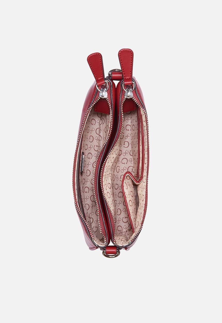 GUESS - Tyrah mini crossbody top zip - red