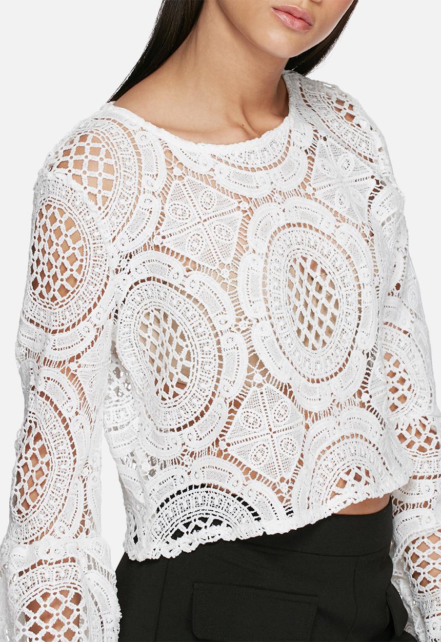 Glamorous - Lacy wide sleeve blouse